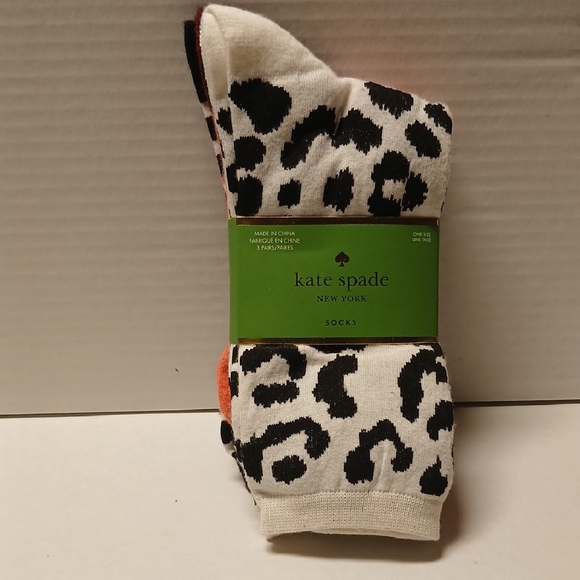 kate spade Other - kate spade Women Multicolor 3pack Socks NWT